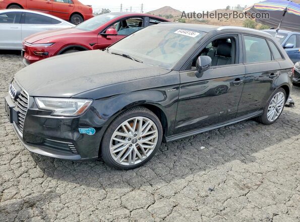 WAUUPBFF3JA058164 2018 AUDI A3 Black Rear left