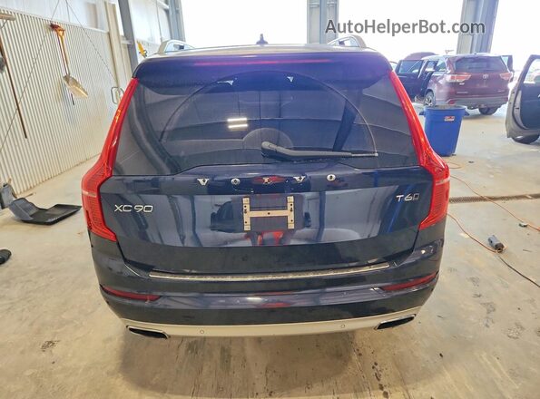 YV4A22PK2H1177847 2017 VOLVO XC90 Blue Սալոնի դիմացի տեսք