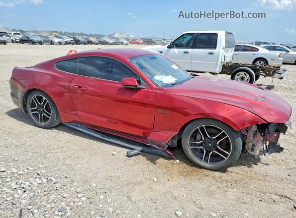 1FA6P8CFXJ5128390 2018 FORD MUSTANG Red Դիմացի տեսք