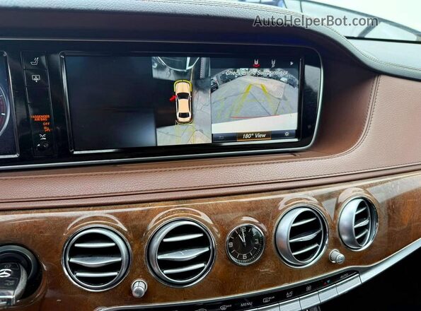 WDDUG8FB0HA304445 2017 MERCEDES-BENZ S Белый Вид салона спереди