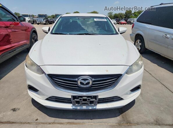 JM1GJ1U58G1424473 2016 MAZDA 6 White Հետևի տեսք