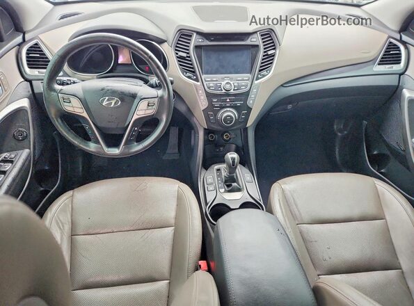 KM8SR4HF8GU134428 2016 HYUNDAI SANTA Silver Вид щитка приладів