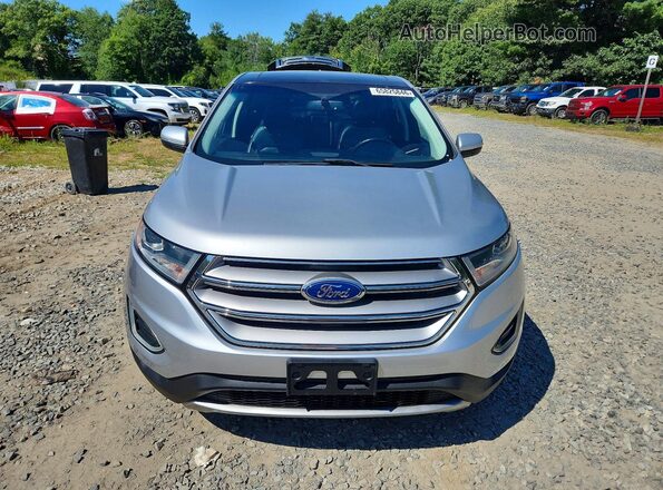 2FMPK4J93GBB24877 2016 FORD EDGE Серебряный Вид сзади