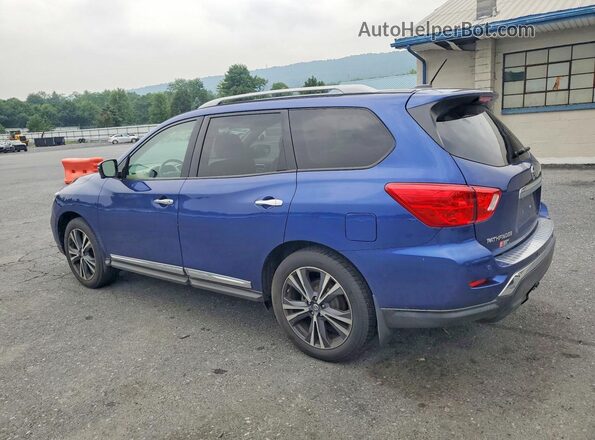 5N1DR2MN0JC620741 2018 NISSAN PATHFINDER Синий Задняя правая четверть