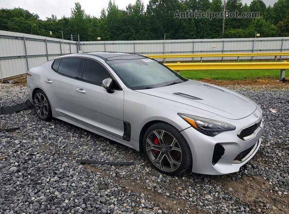 KNAE55LC0J6024367 2018 KIA STINGER Silver Vista frontal