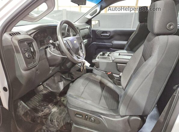 3GCNWAEH2KG271021 2019 CHEVROLET SILVERADO White Առջևի վահանակի տեսք
