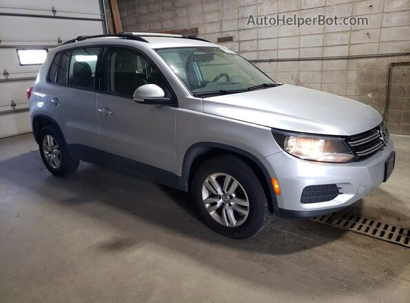 WVGBV7AX0GW604486 2016 VOLKSWAGEN TIGUAN Silver Вид спереду