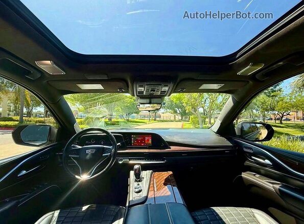 1GYS3RKL0NR303773 2022 CADILLAC ESCALADE Gray უკანა სავარძლების ხედი