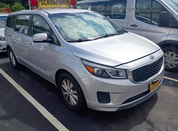 KNDMA5C19H6291686 2017 KIA SEDONA Gray Задня ліва чверть