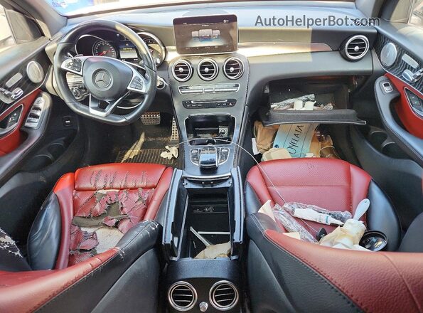 WDC0J4KB4HF212728 2017 MERCEDES-BENZ GLC-CLASS White Instrument cluster view