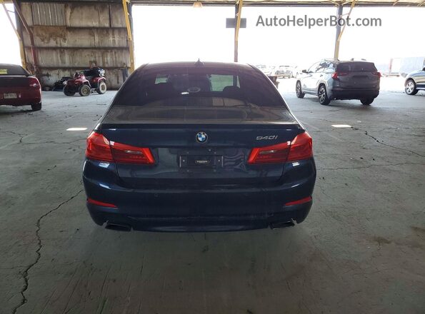 WBAJE5C33HG914221 2017 BMW 5 SERIES Синий Вид салона спереди