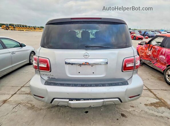 JN8AY2ND7H9006295 2017 NISSAN ARMADA Silver Front interior view