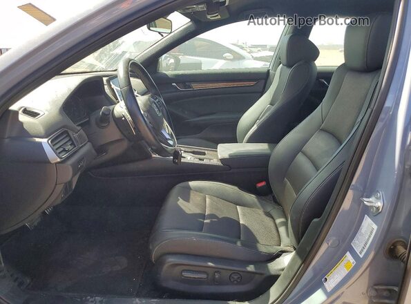 1HGCV1F32NA080636 2022 HONDA ACCORD Gray წინა პანელის ხედი