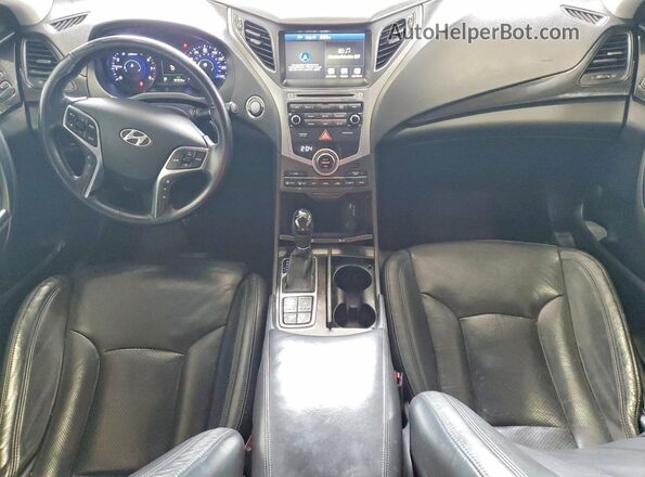 KMHFG4JG8GA505549 2016 HYUNDAI AZERA Красный Вид щитка приборов
