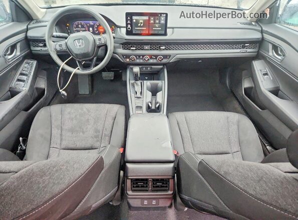 1HGCY1F46TA006634 2026 HONDA ACCORD Black Widok zestawu wskaźników