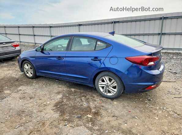 5NPD84LF8LH568909 2020 HYUNDAI ELANTRA Blue Tył prawy