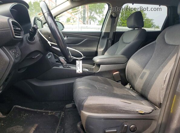 5NMS3CAD7KH035835 2019 HYUNDAI SANTA FE Gray Առջևի վահանակի տեսք