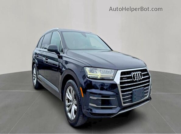 WA1LAAF7XHD031470 2017 AUDI Q7 Blue Rear left