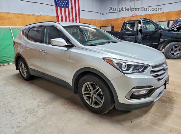 5XYZUDLB8HG490788 2017 HYUNDAI SANTA FE Серебряный Вид спереди