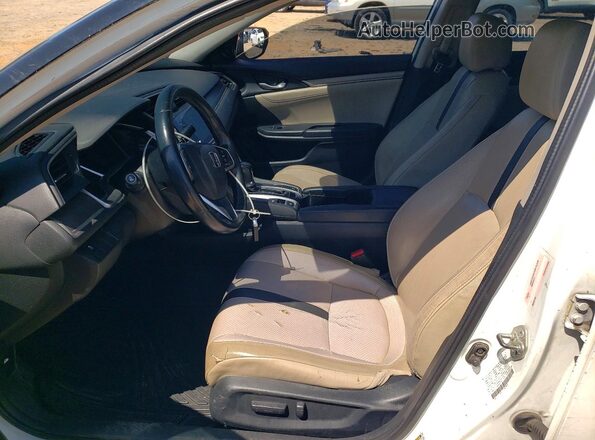 2HGFC1F73HH632334 2017 HONDA CIVIC Белый Вид панели приборов