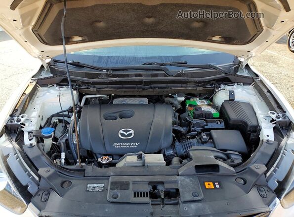 JM3KE2CYXG0872811 2016 MAZDA CX-5 White VIN კოდის სტიკერის ხედი