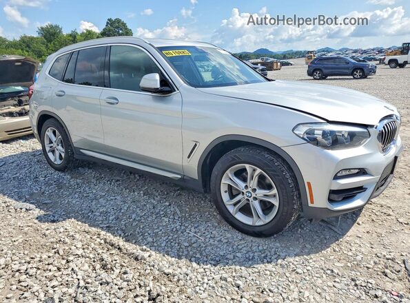 5UXTR9C56KLE21044 2019 BMW X3 Silver Դիմացի տեսք
