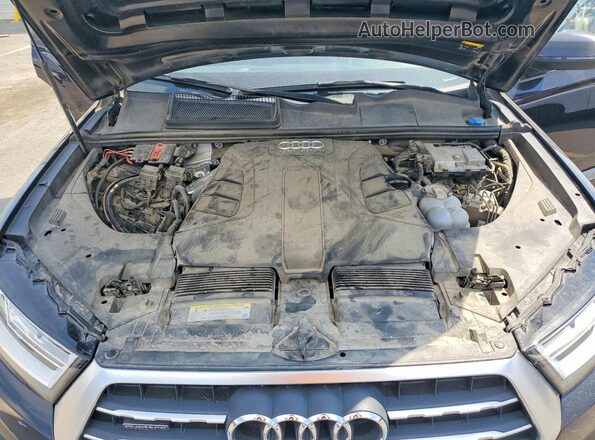 WA1LAAF73JD042364 2018 AUDI Q7 Black Vista de la etiqueta del VIN