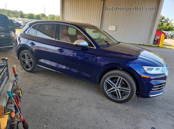 WA1A4AFY4J2148602 2018 AUDI SQ5 Blue Front view