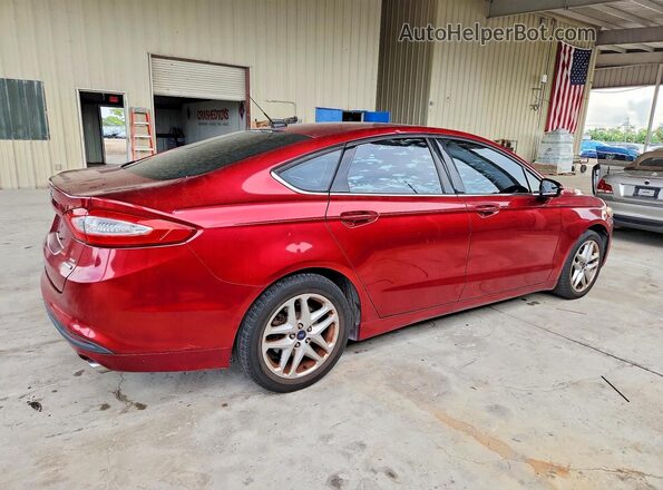 3FA6P0HD7GR275412 2016 FORD FUSION Red Delantero derecho