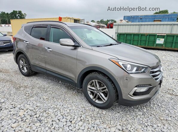 5NMZUDLB6JH084472 2018 HYUNDAI SANTA Gray Front view