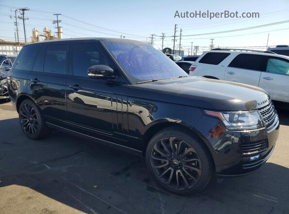SALGS2FV6HA379849 2017 LAND ROVER RANGE Black Вид спереду