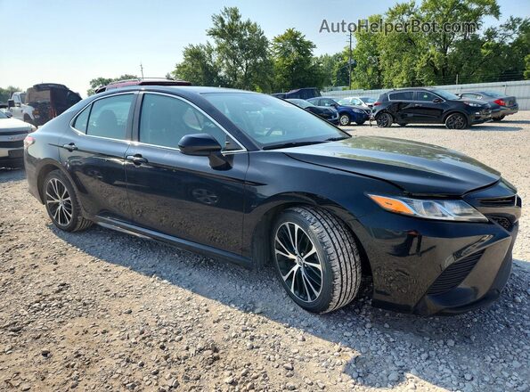 4T1B11HK5KU760711 2019 TOYOTA CAMRY Black Դիմացի տեսք