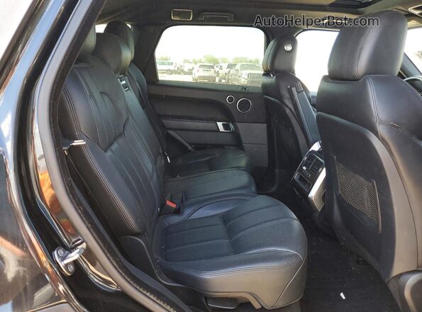 SALWR2EF7GA543996 2016 LAND ROVER RANGE Black უკანა სალონის ხედი