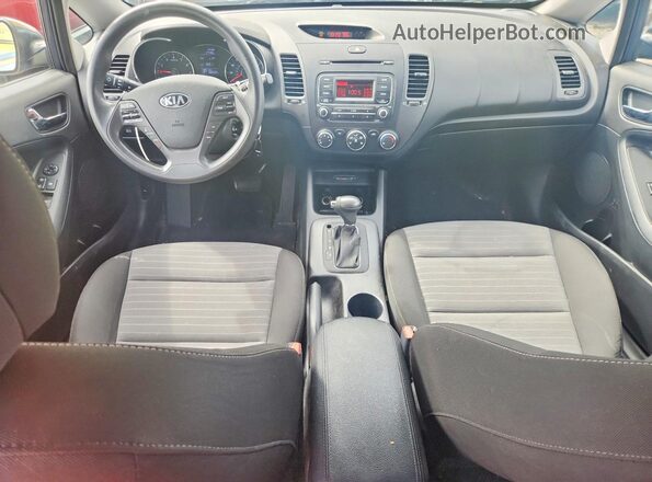 KNAFK5A83G5548669 2016 KIA FORTE Желтый Вид щитка приборов