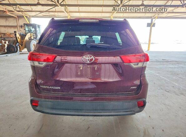 5TDBZRFH7HS467148 2017 TOYOTA HIGHLANDER Burgundy Vista interior delantera
