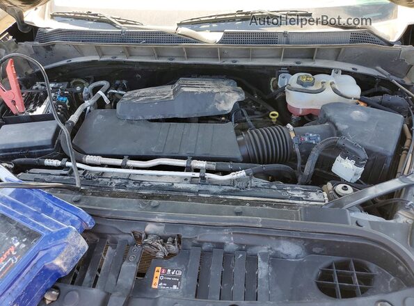 3GCPYBEK8NG171384 2022 CHEVROLET SILVERADO Black Vista del compartimento del motor