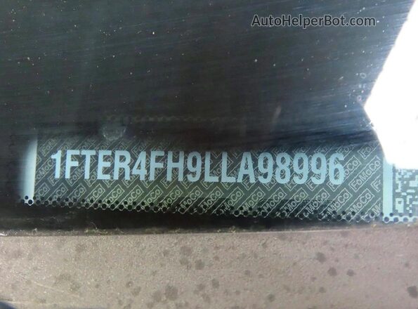 1FTER4FH9LLA98996 2020 FORD RANGER White Vista interior trasera