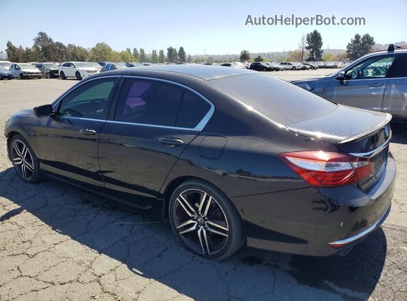 1HGCR2F55GA175769 2016 HONDA ACCORD Black Trasero derecho