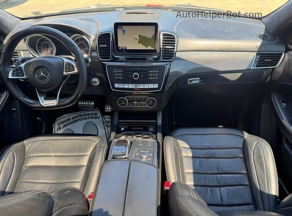 4JGED7FB7GA020743 2016 MERCEDES-BENZ GLE Black Vista del cuadro de instrumentos