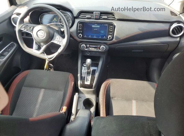 3N1CN8FV8SL833358 2025 NISSAN VERSA Black ხელსაწყოთა პანელის ხედი