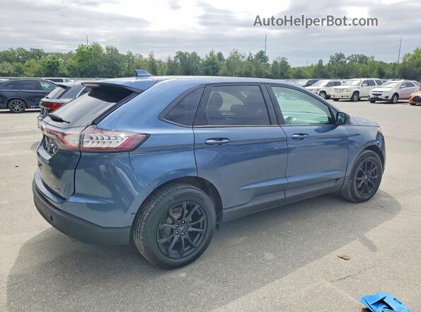 2FMPK4G92JBC34253 2018 FORD EDGE Синий Передняя правая четверть