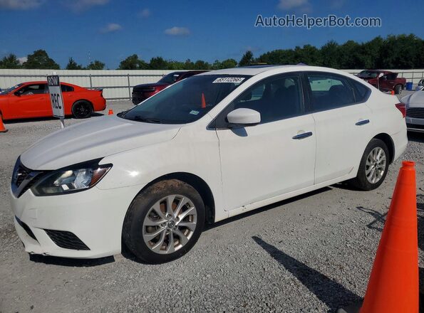 3N1AB7AP5HY307803 2017 NISSAN SENTRA White Tył lewy