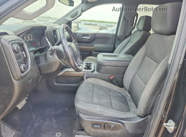 1GCPWDET8NZ228113 2022 CHEVROLET SILVERADO Black Առջևի վահանակի տեսք