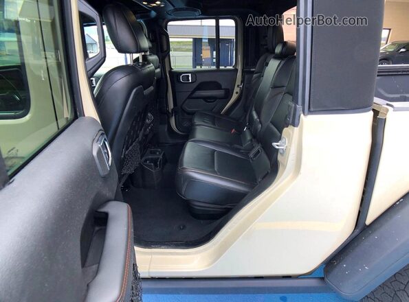 1C6JJTEG5NL163197 2022 JEEP GLADIATOR Tan Widok wnętrza z przodu
