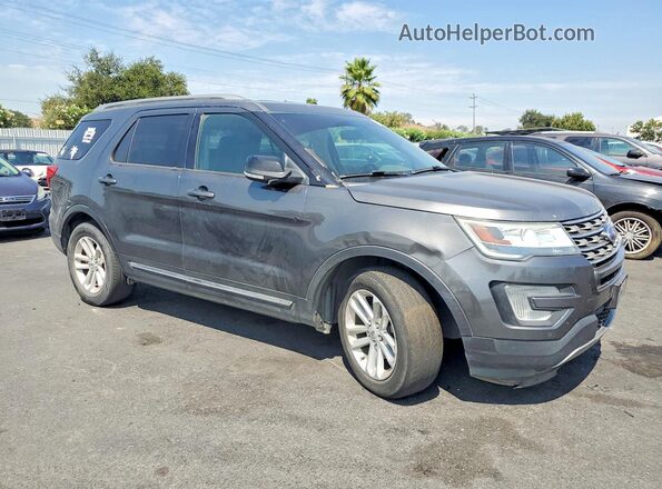 1FM5K7DH2HGB15156 2017 FORD EXPLORER Серый Вид спереди