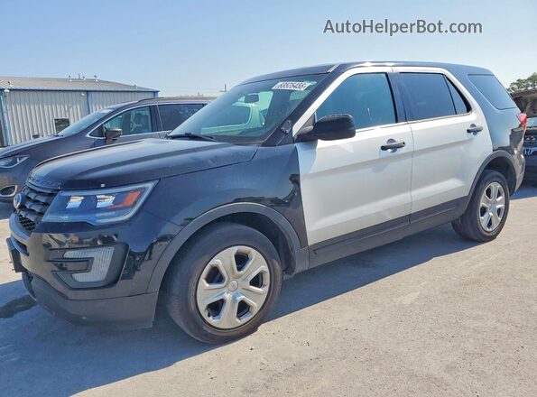 1FM5K8AT3HGC35594 2017 FORD EXPLORER Black Tył lewy