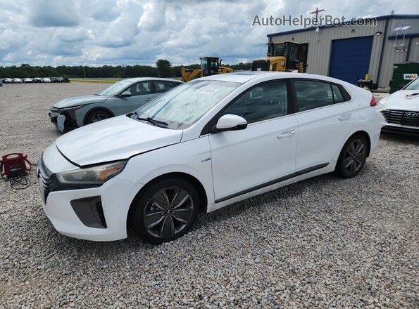 KMHC85LC2HU046566 2017 HYUNDAI IONIQ White Rear left