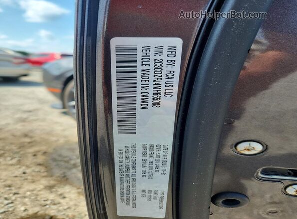 2C3CDZFJ4MH665088 2021 DODGE CHALLENGER Gray VIN sticker view