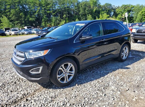 2FMPK3K91JBB06877 2018 FORD EDGE Black Հետևի ձախ