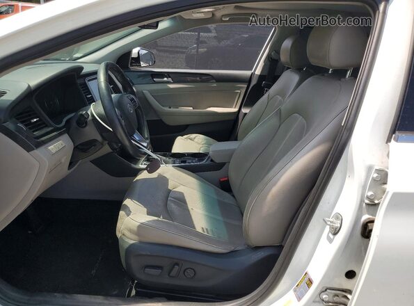 5NPE34AF3JH720548 2018 HYUNDAI SONATA White Вид панелі приладів